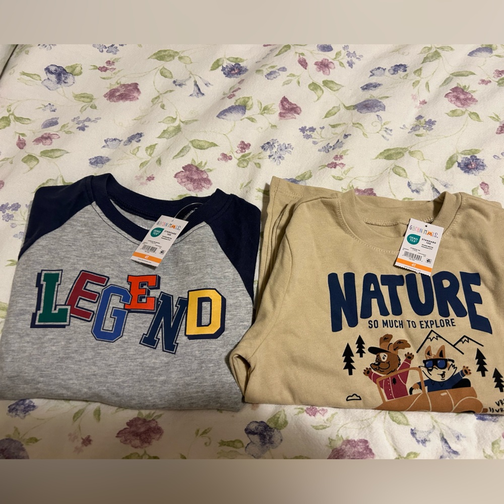 Toddler boy long sleve shirts